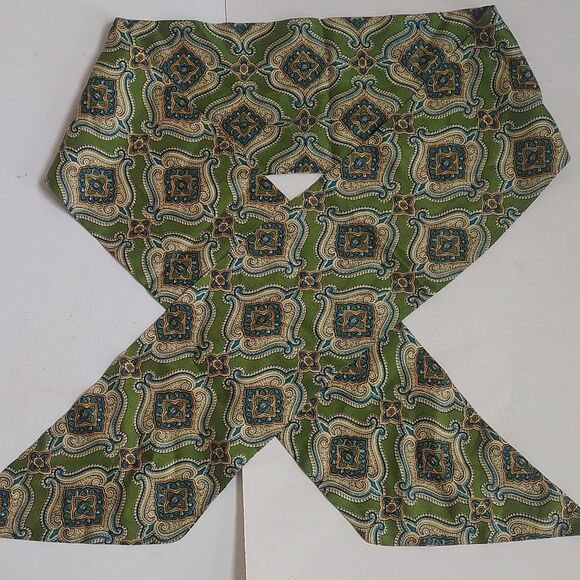 3 Colorful 100% Silk Scarves Perry Ellis Anne Klein Sailor Scarf Floral Graphic - Picture 2 of 11